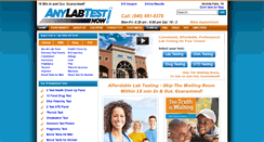 Desktop Screenshot of anylabtest-wichitafalls.com