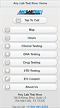 Mobile Screenshot of anylabtest-wichitafalls.com